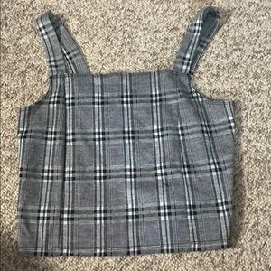plaid tank top